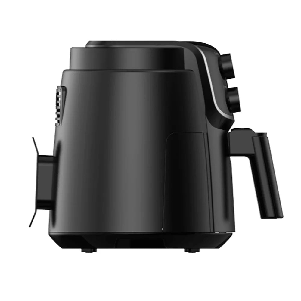 Midea MF-TN35D Air Fryer – Tekerőgombos Forrólevegős Sütő, 1500 W, 3.5 L, Fekete