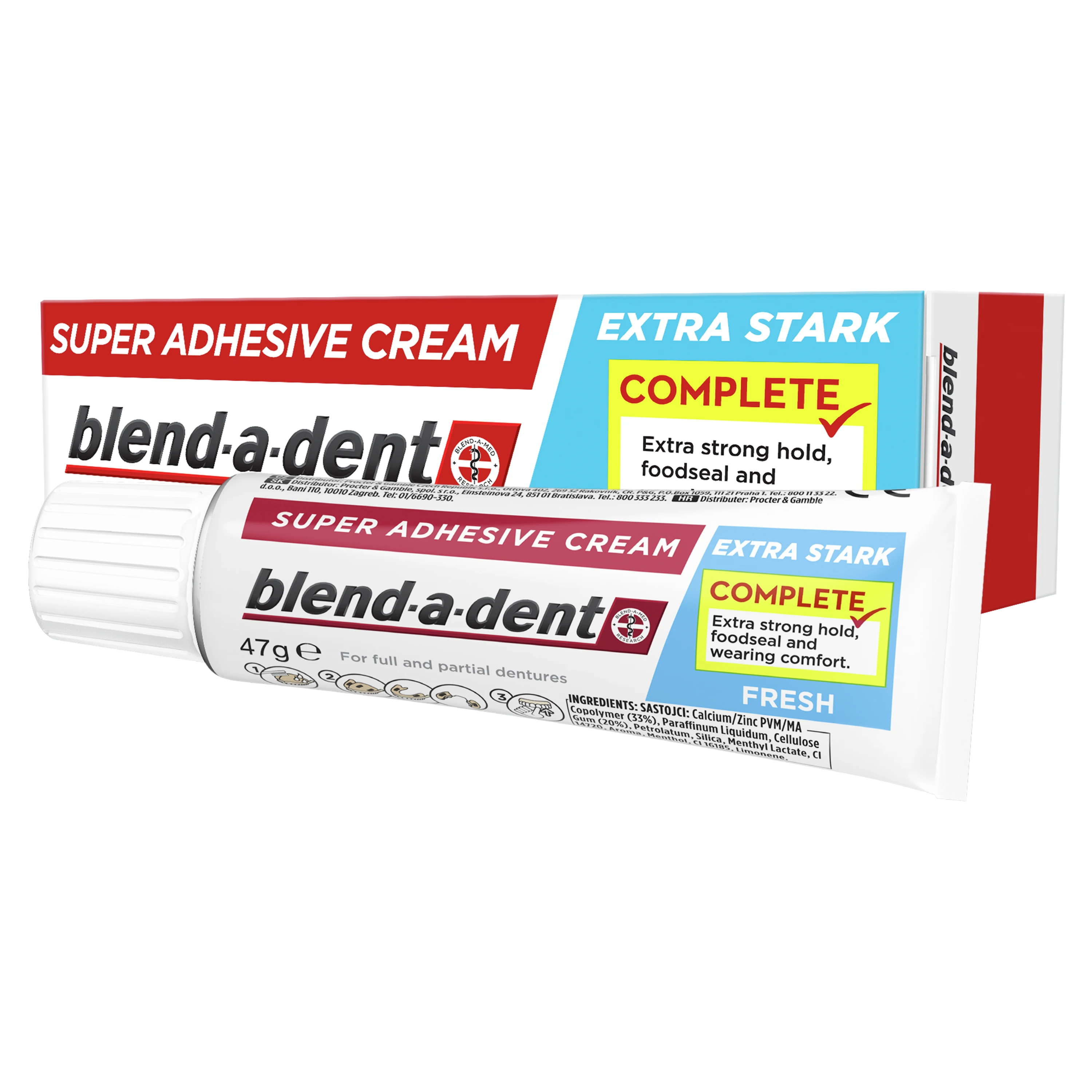 Blend-A-Dent Fresh Complete Protézisragasztó 47g