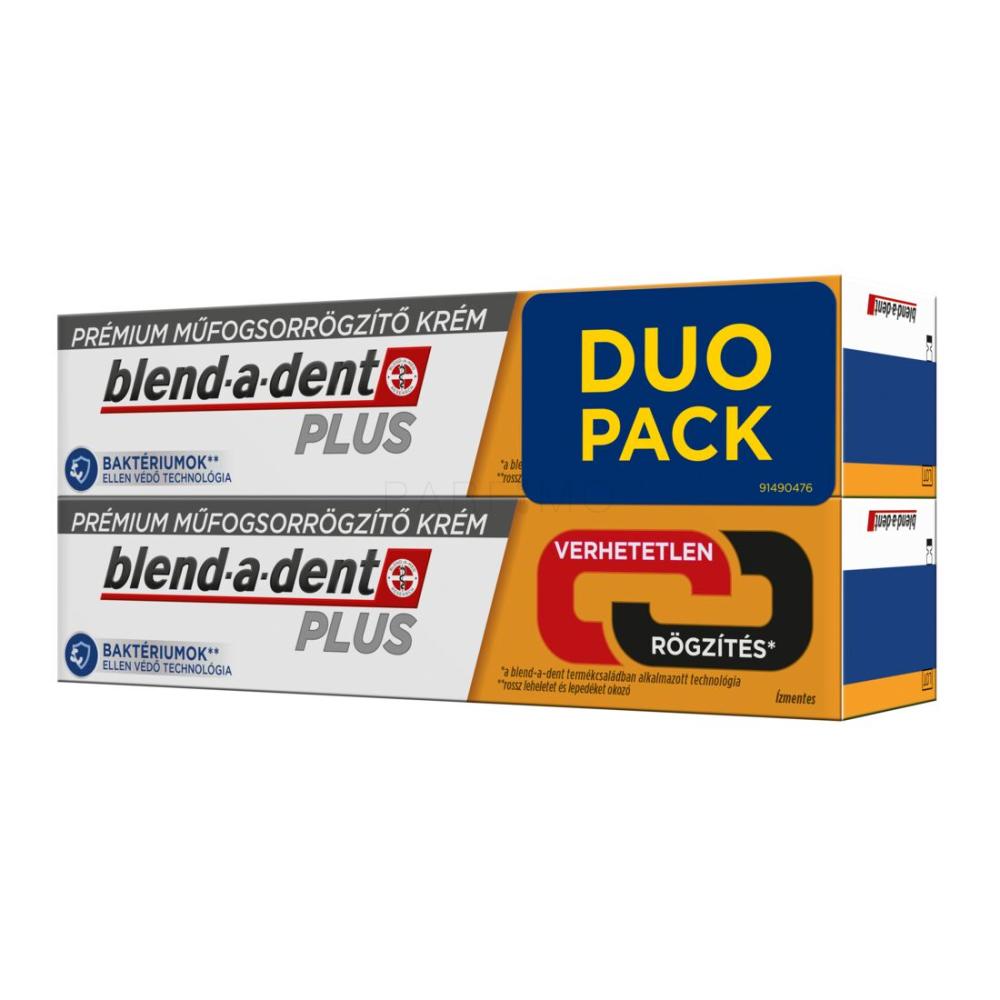 Blend-a-dent Plus Dual Power Műfogsorrögzítő Krém 2×40g