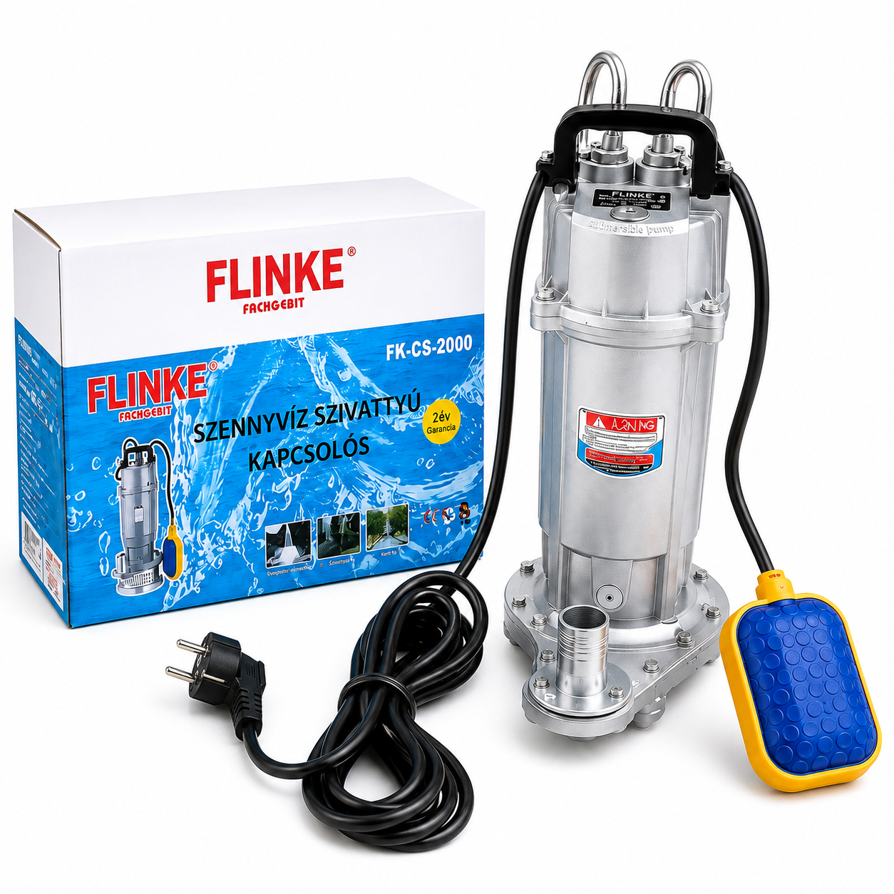 Flinke FK-CS-2000 Szennyvíz Szivattyú 2000W