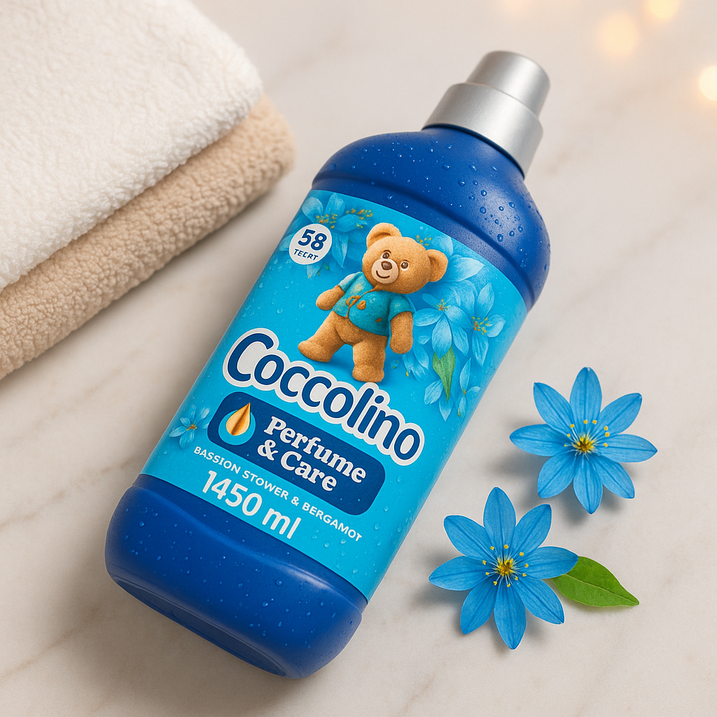 Coccolino Perfume & Care Passion Flower & Bergamot öblítő 1450 ml (58 mosás)