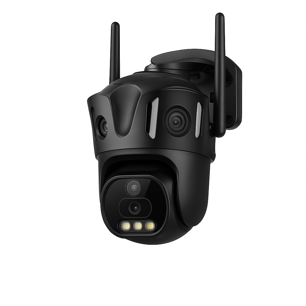 3MP Tripla Lencsés Kültéri WiFi IP Kamera PTZ Mozgáskövetéssel – P15-SP3