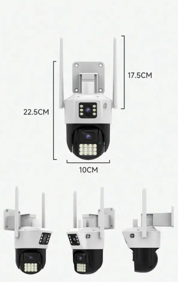 Velkoz FHD Dupla Lencsés Wifi IP Kamera