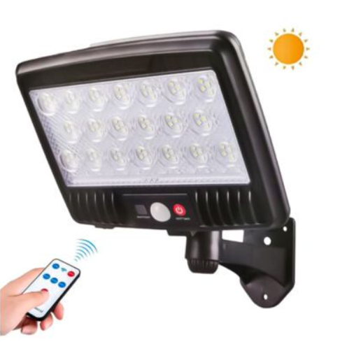 Vezeték nélküli Napelemes LED fali lámpa