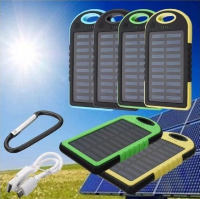 Napelemes Powerbank, Ütés-, Por-, és Vízálló