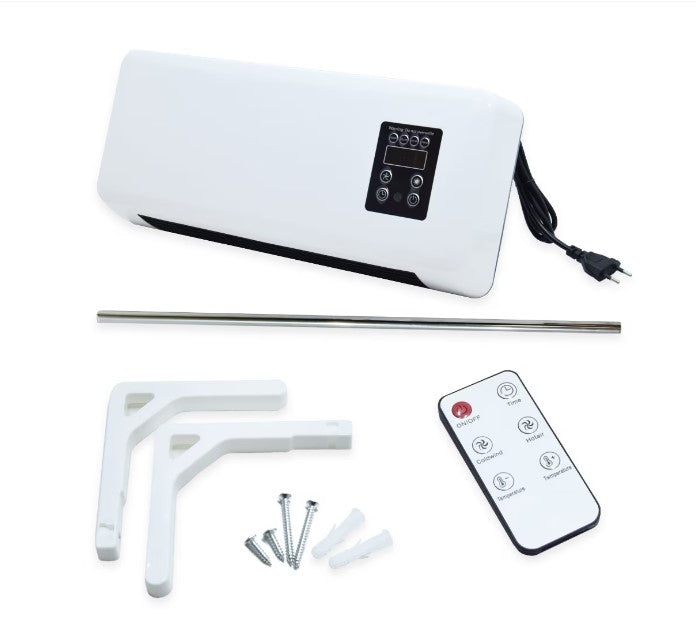 Fali elektromos fűtőpanel / hősugárzó 2000W – időzítő + távirányító