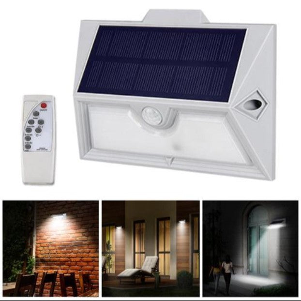 Solar Induction Pro – Napelemes Mozgásérzékelős LED Kültéri Lámpa Távirányítóval (W122)