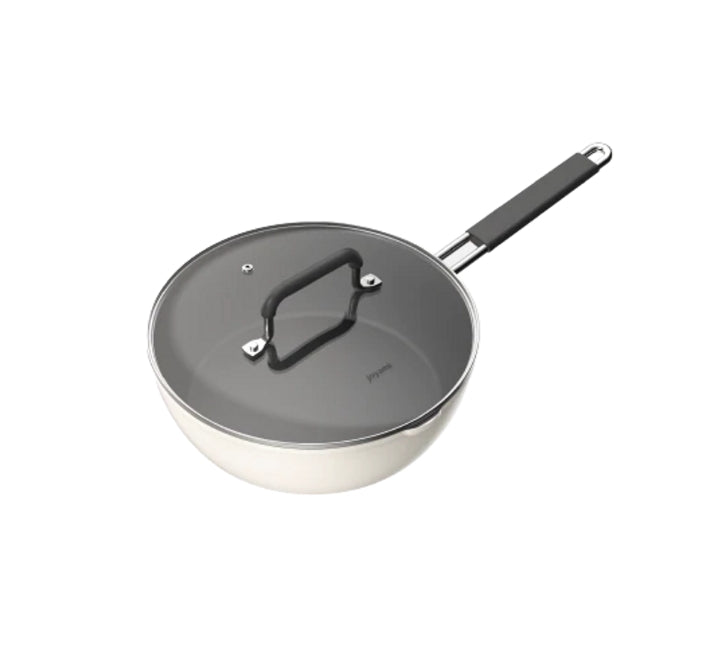 Joyami Tapadásmentes Wok 27cm Induction Cooking Pot A 6 rétegű tervezés biztosítja a serpenyő hosszú élettartamát és kiváló teljesítményét.