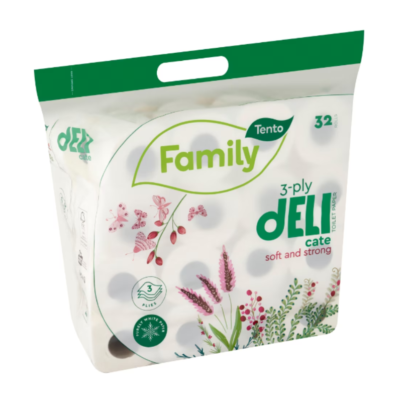 Tento Family Delicate toalettpapír 3 réteg 32 tekercs