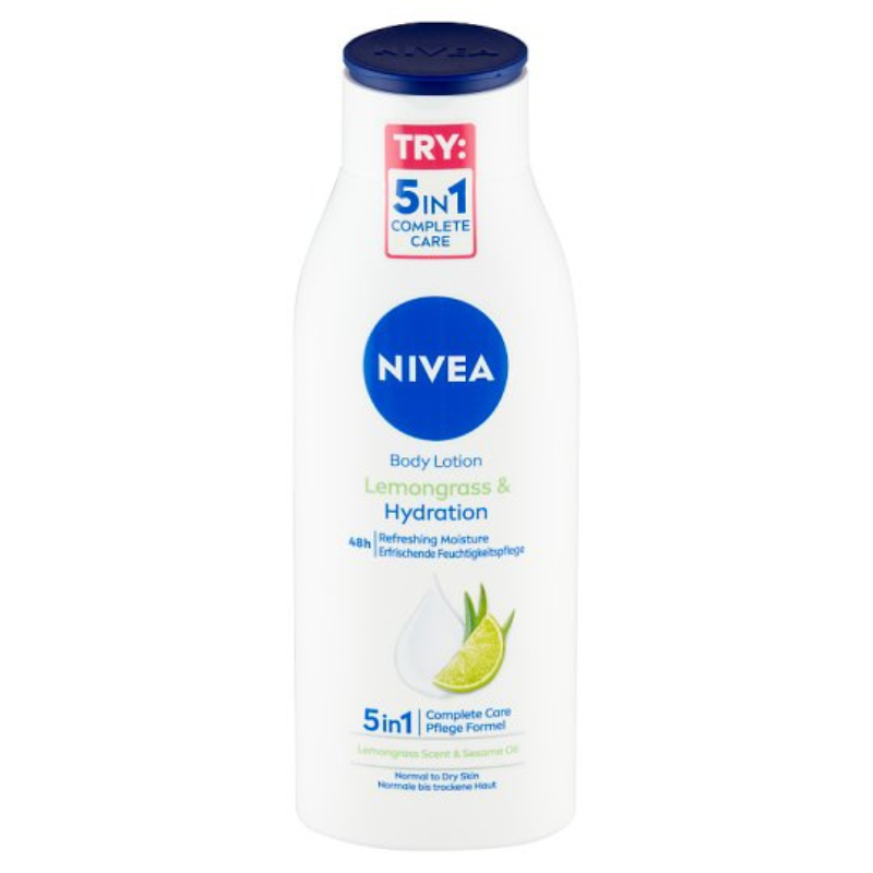 NIVEA Lemongrass & Hydration testápoló tej 400 ml