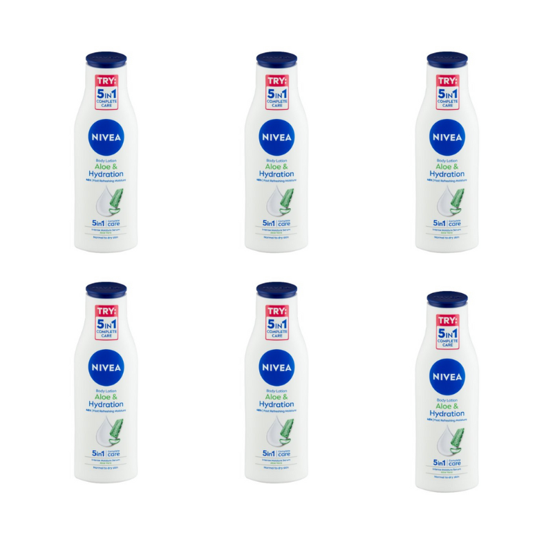 NIVEA Aloe & Hydration testápoló tej 400 ml 6db-os