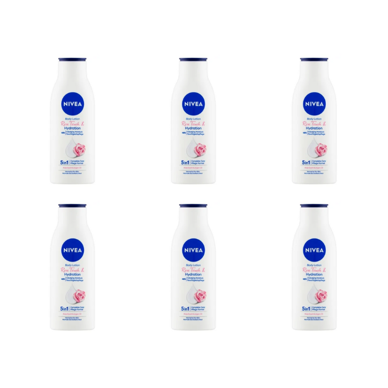 Nivea Rose Touch testápoló 400ml 6db-os