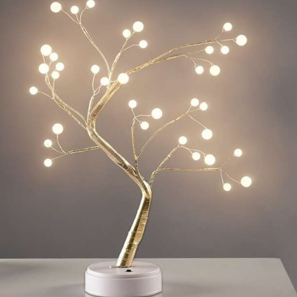 Karácsonyi bonsai LED dekorációs asztaldísz