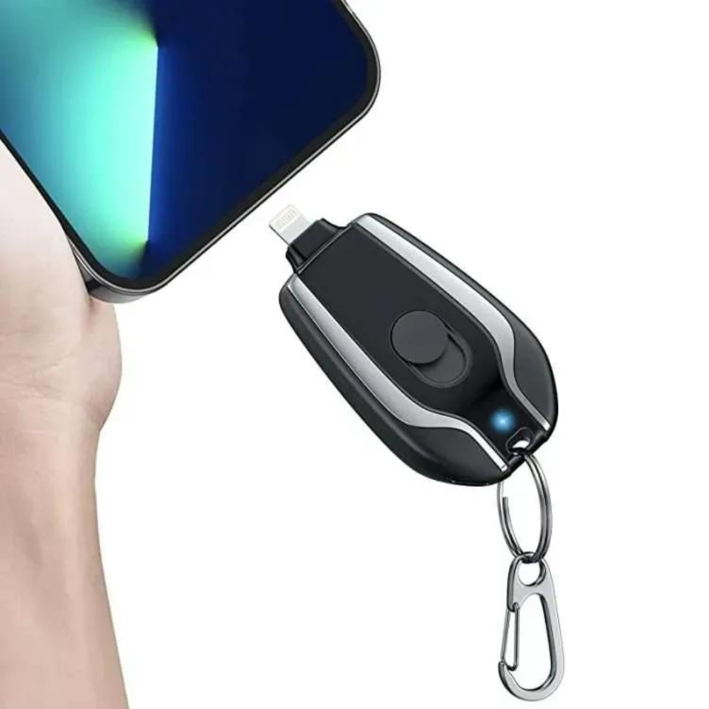 1500 mAh-s Hordozható kulcstartós töltő iPhone-hoz