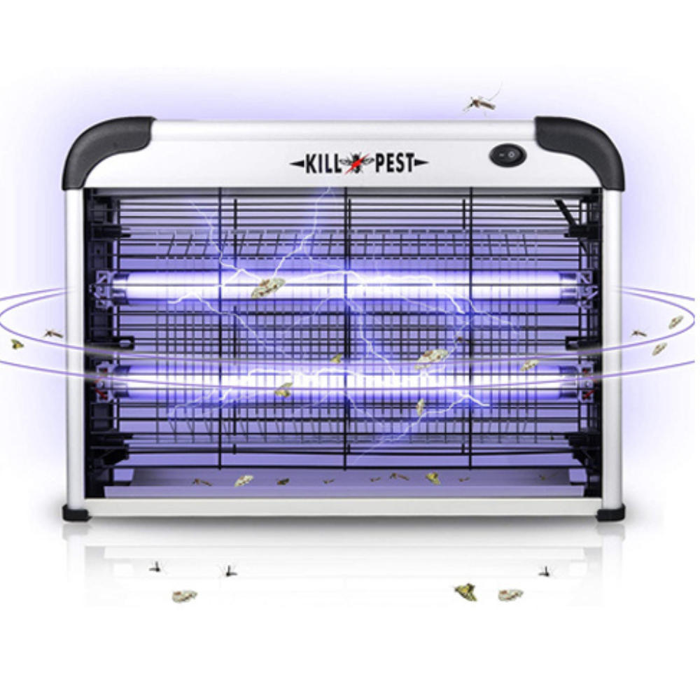 CiaoBosi 30W UV Elektromos Rovar‑ és Szúnyogcsapda – 2 × 15 W ipari cső