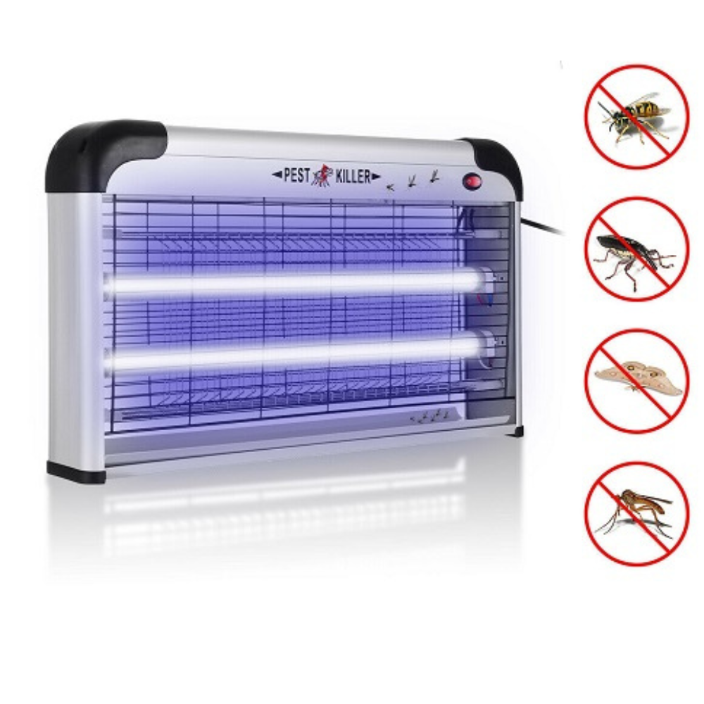 Pest Killer 20W, 2 csöves Elektromos szúnyog és rovarcsapda