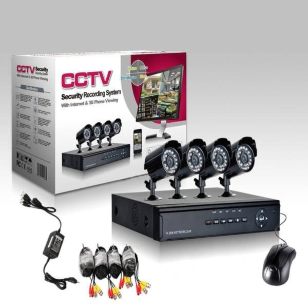 4 kamerás megfigyelő rendszer