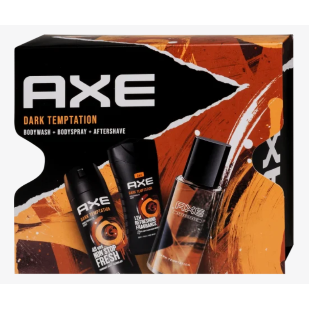 AXE Dark Temptation ajándékcsomag aftershave-vel