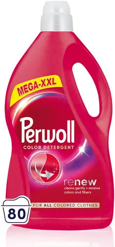 Perwoll Renew & Repair Kímélő Mosógél Színes 4L 80 mosás – Ruhák Megújítása És Védelme