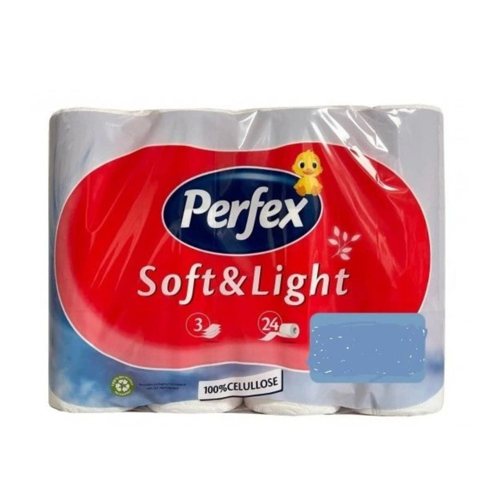 Perfex Soft&Light Toalettpapír  –  24 tekercs wc papír