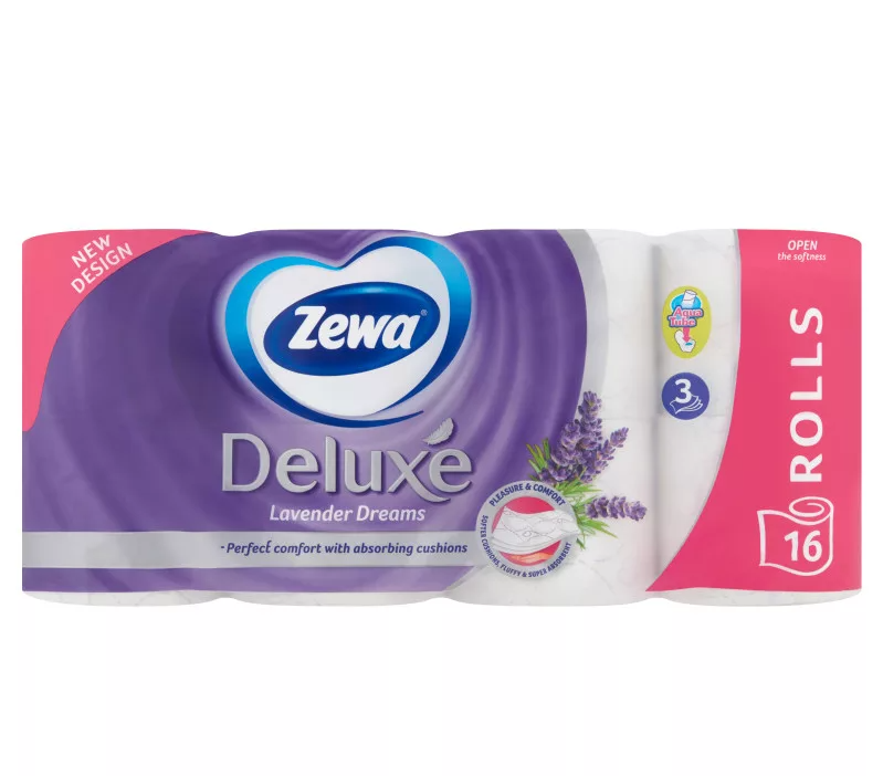 Zewa Deluxe Levendula 3 rétegű Toalettpapír 16 tekercs