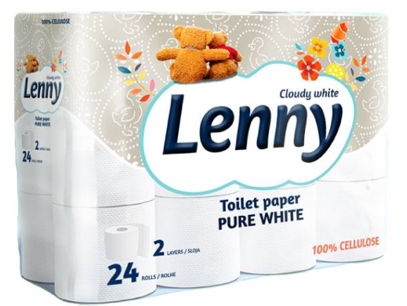 Lenny 2 Rétegű WC Papír 24 tekercs