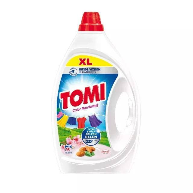 Tomi Color Mandulatej Folyékony Mosószer Mosógél 50 mosás 2250ml