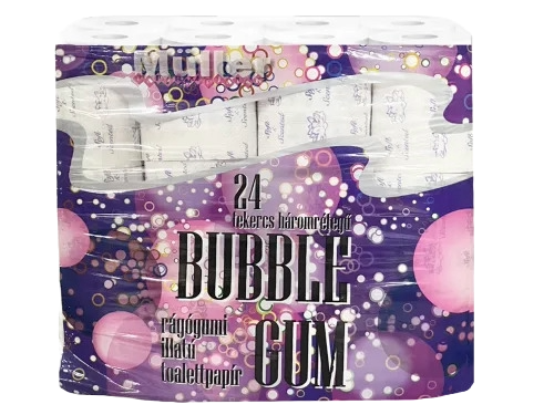 Müller Bubble Gum 3 Rétegű Wc Papír XXL 24 Tekercs