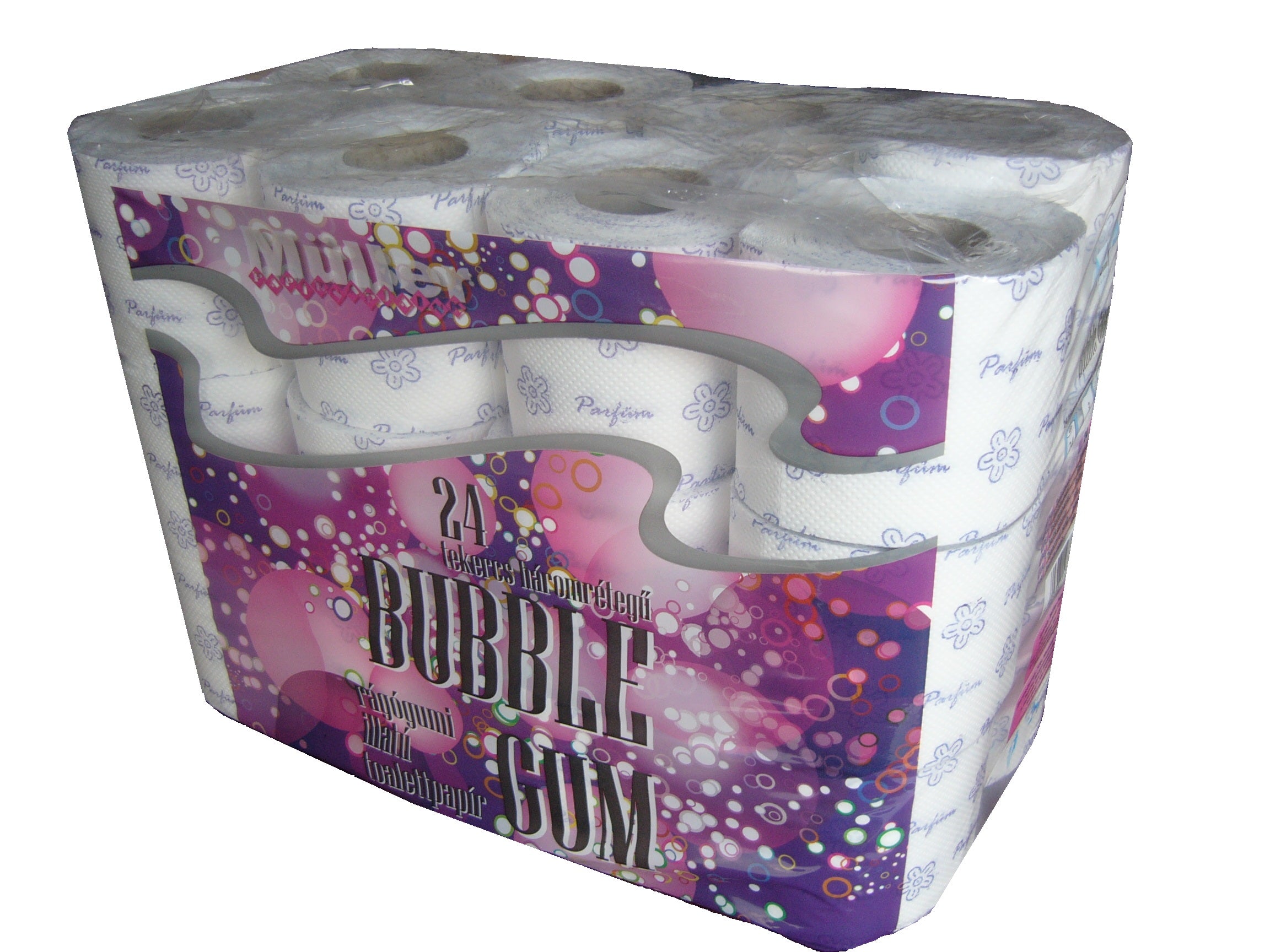 Müller Bubble Gum 3 Rétegű Wc Papír XXL 24 Tekercs