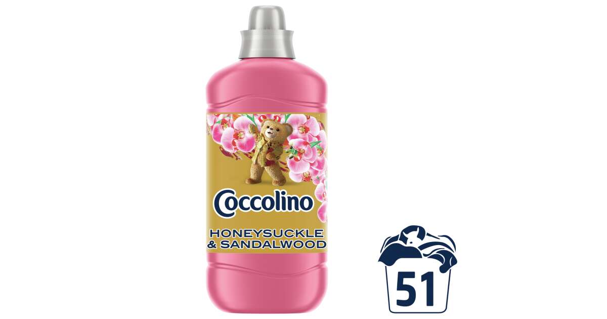 Coccolino Honeysuckle & Sandalwood Öblítő koncentrátum 58 mosás 1450ml