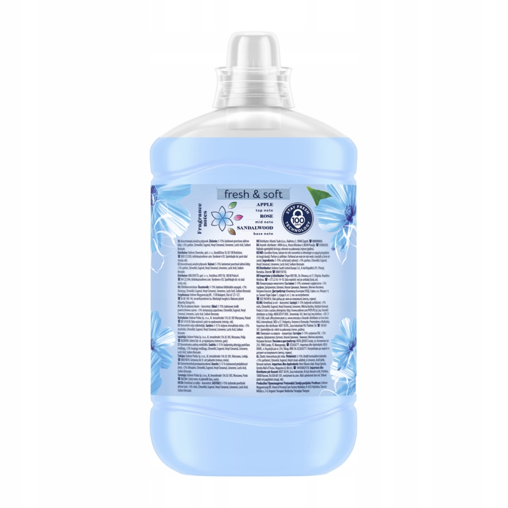 Coccolino Fresh & Soft Blue Splash Öblítő Koncentrátum 68 Mosás 1,7L