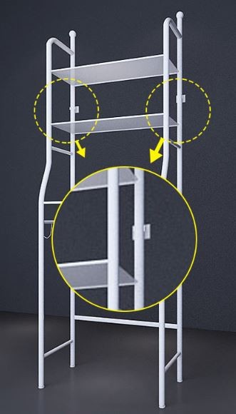 Bathnos fürdőszobai állvány 155cm*64cm