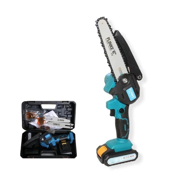 Flinke FK-6041 Akkus Láncfűrész Szett 6” (≈15 cm) – 68VF jelölésű Li-ion akkumulátor, kofferben