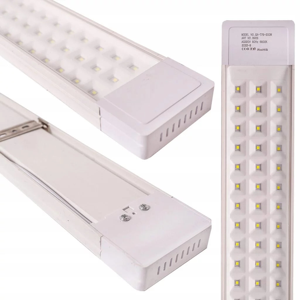 Mennyezeti LED Lámpa 120 cm Tripla Soros – 120W 6500K Hidegfehér Fény