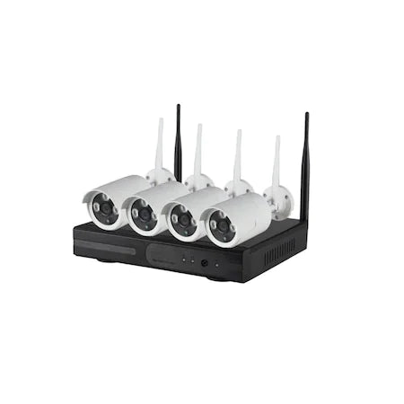 Komplett WIFI megfigyelő kamera készlet, FULL HD CCTV, 4 db