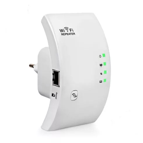 Szuper Erős WiFi Jelerősítő – Beépített Antennával, WiFi Repeater