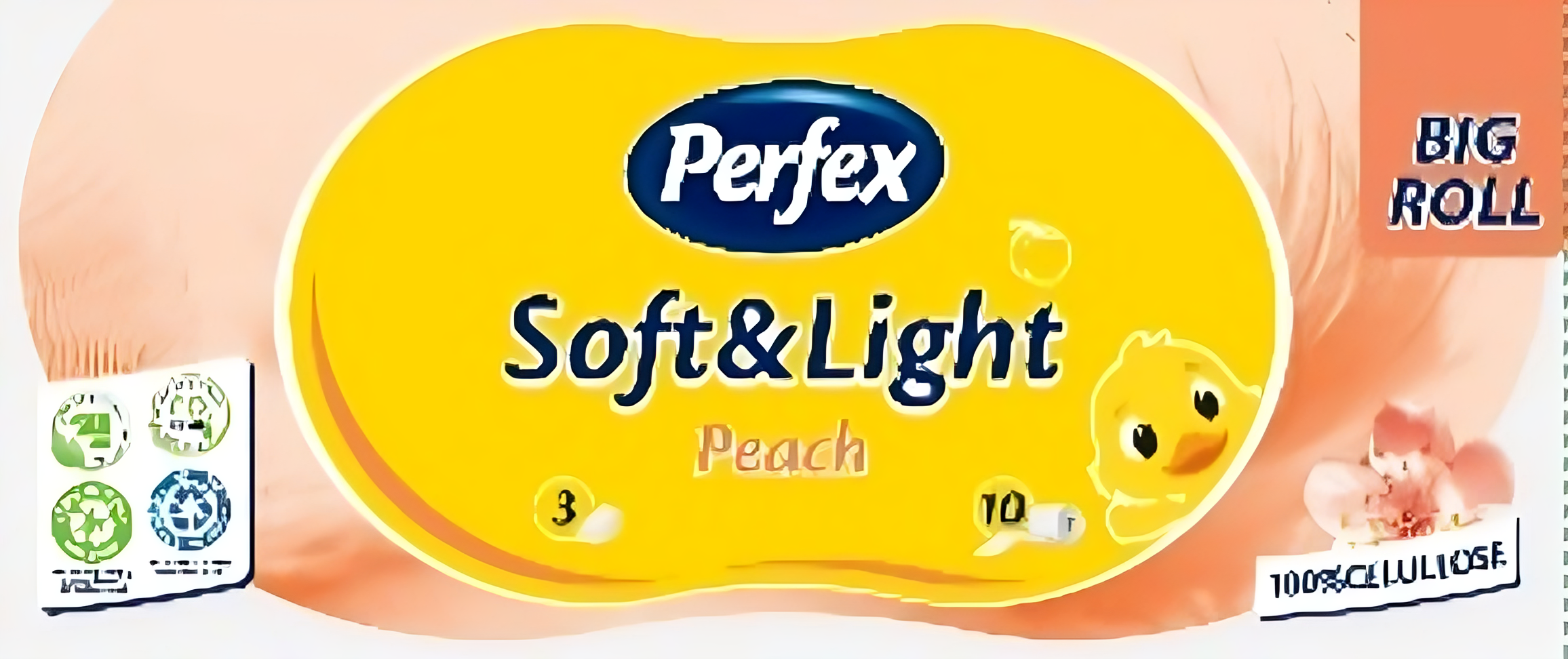 Perfex Soft & Light Barack Illatú Toalettpapír  10 tekercs
