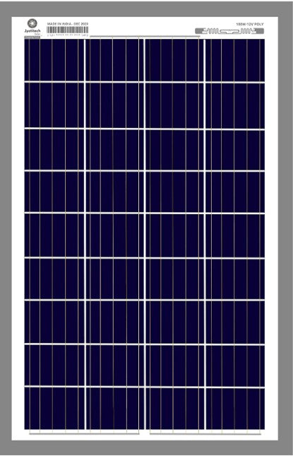 Monokristály-os napelem tábla 100W- (120cm-50cm) könnyen felszerelhető