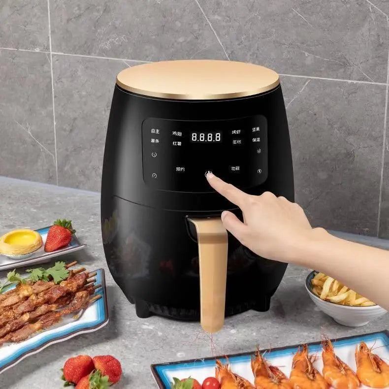 AirFryer - Olaj nélküli légkeveréses sütő, fritőz (6L) 2400W