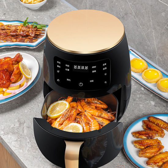 Newline AirFryer 6 L Digitális kijelzős olaj nélküli légkeveréses sütő, fritőz