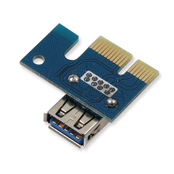 PCI-express x1 - x16 riser kártya mining/rendering kit